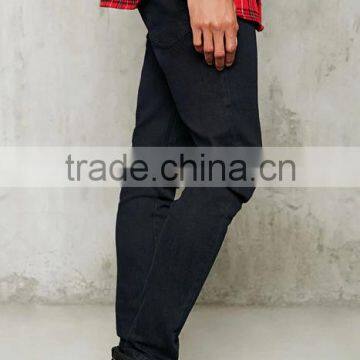 Men's Casual High Quality Jeans Trousers Straight Denim Black Jeans photo-3