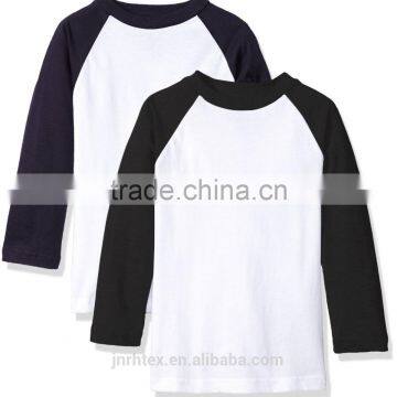 Plain High Quality Blank Raglan T-shirt for Kids photo-2