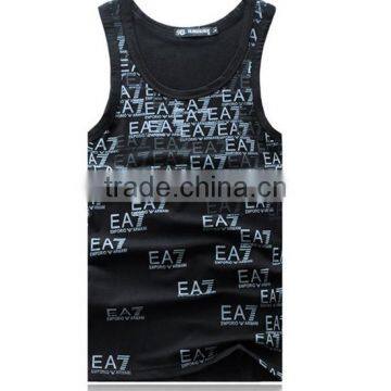 Gym Stringer Tank Top Men Bodybuilding Clothing and Fitness Mens Sleeveless Shirt Sports Vests Cotton Singlets Muscle Tops photo-4