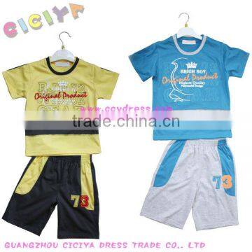 Boys pajamas set 2pcs suits with letters summer design for teen boys