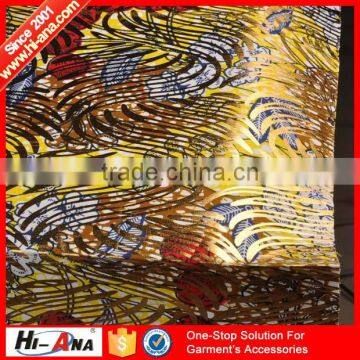 hi-ana fabric1 Specialized in accessories since 2001 best selling gold print fabric