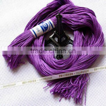 Cross Stitch Thread Good Material Manufacturer 100 Meters per Bag