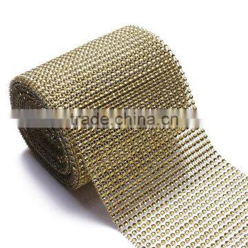 Diamond Rhinestone Ribbon 4.6INCHx10 YARDS-for Wedding Decorations/Party/Home Decor photo-3