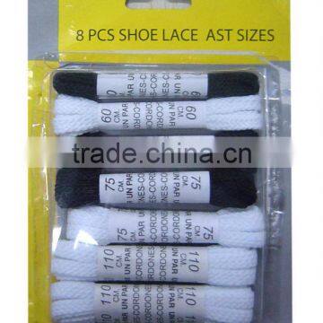 8PCS cotton flat Shoe Laces