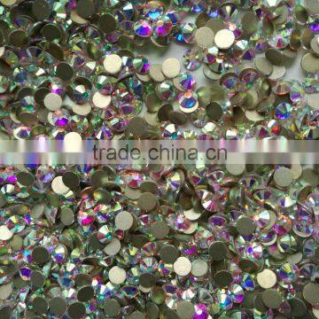 Wholesale SS16 crystal AB drill flat back rhinestone