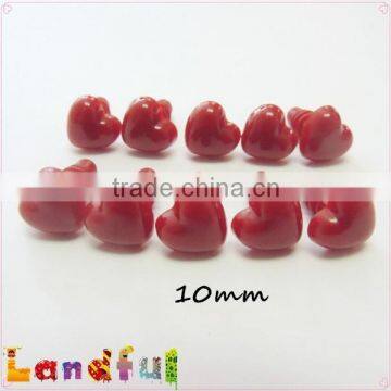 Plush Doll Plastic Heart Nose Safety Animal Nose Amigurumi Craft Nose photo-3