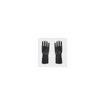 Wave Cuff Industrial Latex Gloves FOR Refuse Collection , General Handling