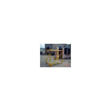 Yellow Steel Kwikstage System Scaffolding Hot Dip Galvanizated