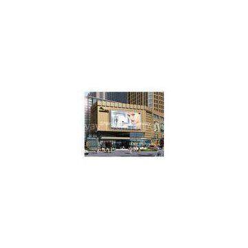 MBI5024 Driving IC P 10 Outdoor Advertising LED Display / Waterproof led video screen