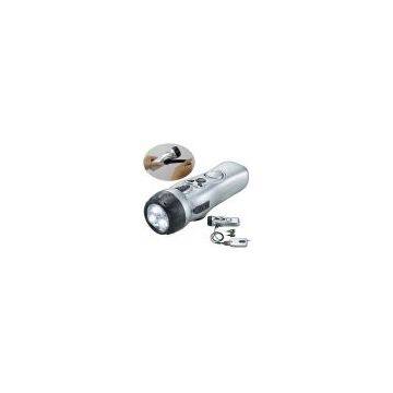 Crank Radio Flashlight