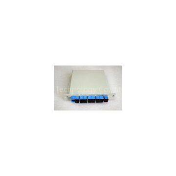 SC UPC FC Fiber Optic Splitter Box With Adapter , palletizing boxes