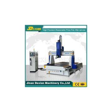 DX 1530 4 axis cnc router , 4th axis cnc foam cutting machine, wood engraving machine for sale