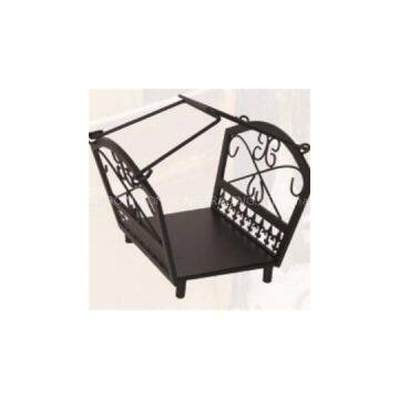 Cast Iron Wood Basket