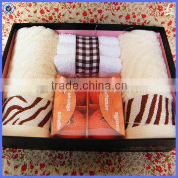 hot sale advertising gift box towel/towel gift ideas