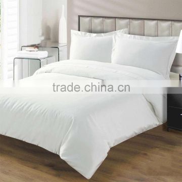 China wholesale cheap 100% cotton hotel linen bedding white duvet cover sets