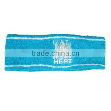 Promotional 100% cotton sports headband 100% cotton headband