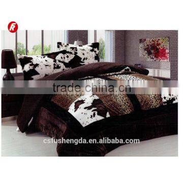 with filling 300G per suqare patchwork queen bed sets