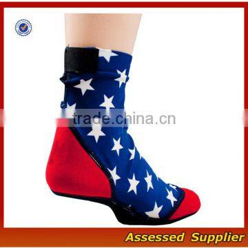 FXS153 Custom print neoprene sand socks cheap wholesale wateproof beach socks