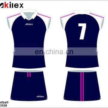 Blank Cheap Team Custom Netball Jersey With Logo Design photo-6