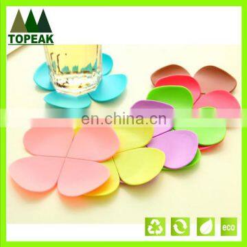 High Quality Custom logo simple design pvc coaster 3d drinking coaster