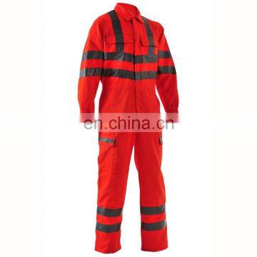 coal mine workers reflective fire retardant working cotton blue overalls