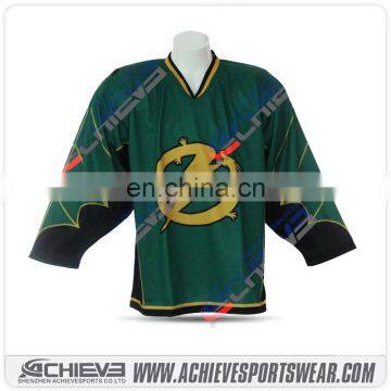 Athletic Custom Hockey Gear Sublimated Team Game Hockey Jerseys Whosale Practice Hockey Uniform photo-3
