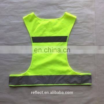 Yellow Mesh Riding Reflective Runing Vest photo-4