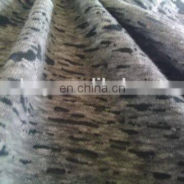Winfar Knitting Textile Plain Dyed Polyester Cotton Blend Burnout Fabric photo-6