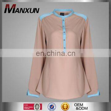 Humen supplier long sleeves blouse cheap wholesale muslim shirt