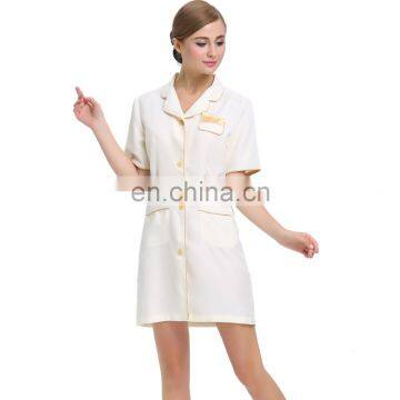 2015 OEM factory custome spa uniforms wholesale