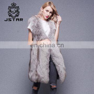 New Winter Women Fur Coat Open Front Fluffy Warm Outerwear Jacket long Overcoat