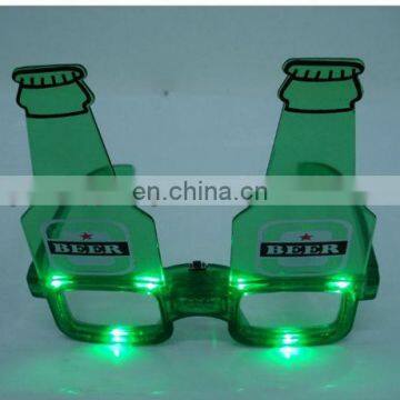 Beer bottle shape LED party Glasses