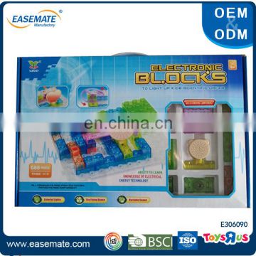 English electronic building block toy for kids