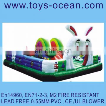 inflatable rabbit playground ,rabbit bounce city ,inflatable rabbit jumping game