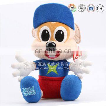 OEM Sitting Long Ears Brown Soft Plush Rabbit Toy With Bag photo-6