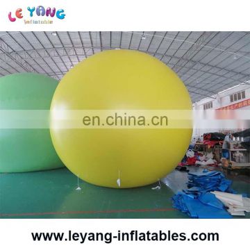 Hot selling yellow giant pvc helium ball/sphere balloon with pump for opening