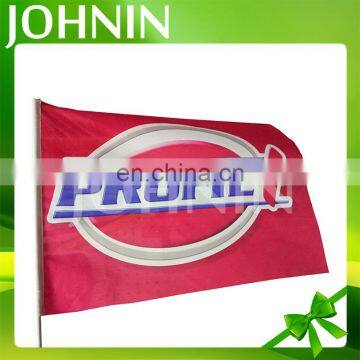 High quality cheap plastic polyester custom hand flag stick