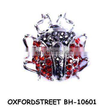 fashion alloy insect brooch in ladybug style