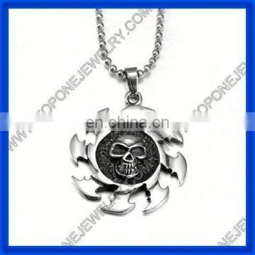 2014 Men's Special Design China Gothic rhinestone skull pendants