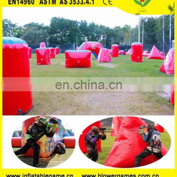 Inflatable paintball obstacle field CS game inflatable paintball bunkers