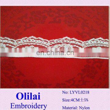 1-inch voile Mesh Non-stretch Nylon lace