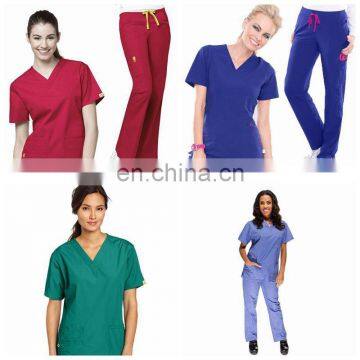 Medical scrub/scrub suit/nurse hospital uniform designs