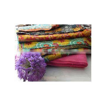 lovely home decor gift sari kantha quilt RV49