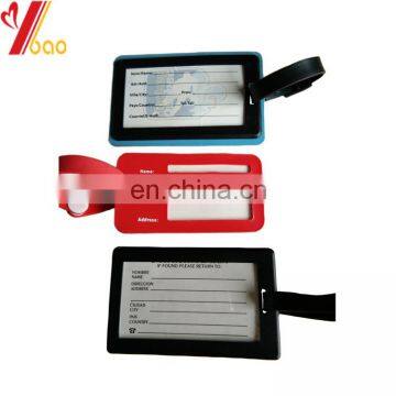 Travel Plastic Cute Silicone Label Id Luggage Tag, Personalized PVC Name Tag photo-4