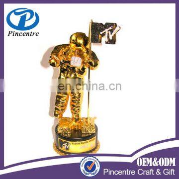 Wholesale Crystal Replica America Music Award Trophy With Wood Base photo-5