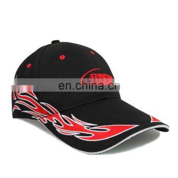 custom promotional fashion orang baseball cheap caps/ headwear 6-panel hat SC-462