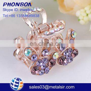 Promotional gift fashion jewelry women hair claw clip, cheap item multicolor and multishaped hair clip