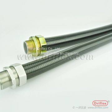 METRIC THREAD METAL STRAIGHT CONDUIT CONNECTOR