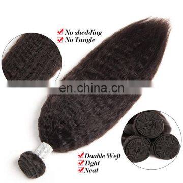 2017 Hot Sale Kinky Straight 8a Grade Natural Raw Indian Hair photo-6