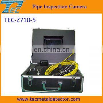 7 inch real color video sewer pipe inspection camera, underwater tube detector TEC-Z710-5